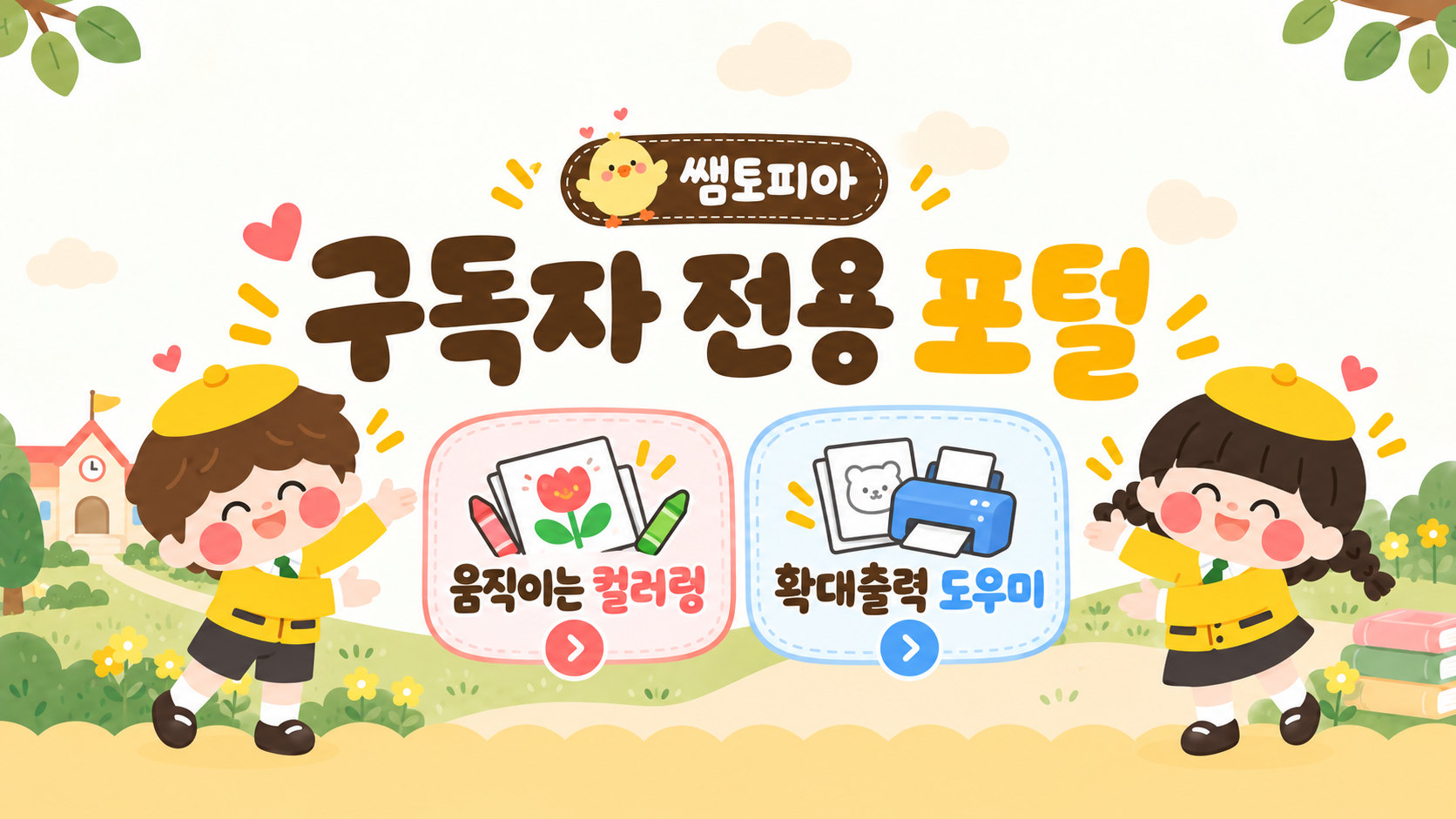 쌤토피아 구독자 전용 포털